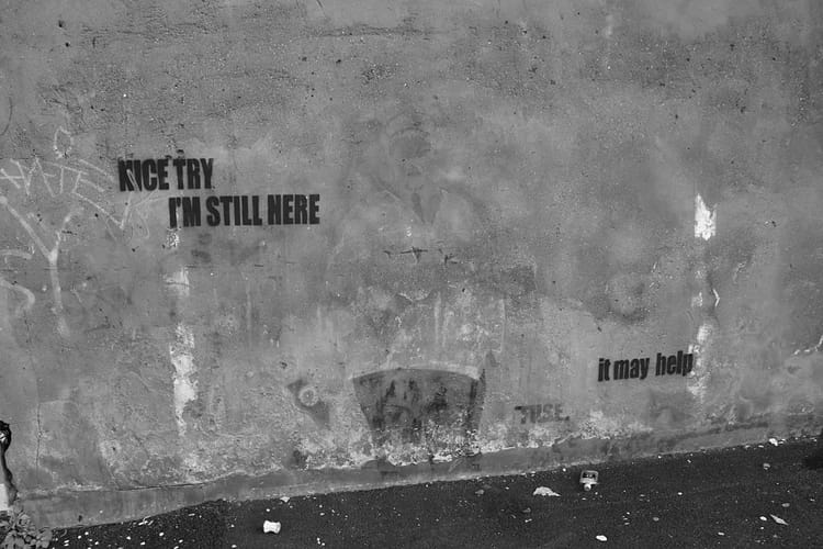 I'm still here...